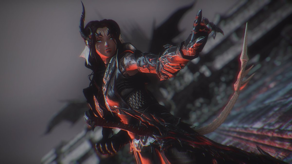 dearly_bb's tweet photo. •"In another life, I would have watched the world burn..."• 

Been sitting on this STR glam, needed to get evil alignment Thalia out there~ She was *supposed* to be a true villain OC but alas... no dice.

#BioB #LeafPoses #EorzeaPhotos #ffxivaura #FFXIVScreenshots #CandleBlooms https://t.co/BEJmOks5tj