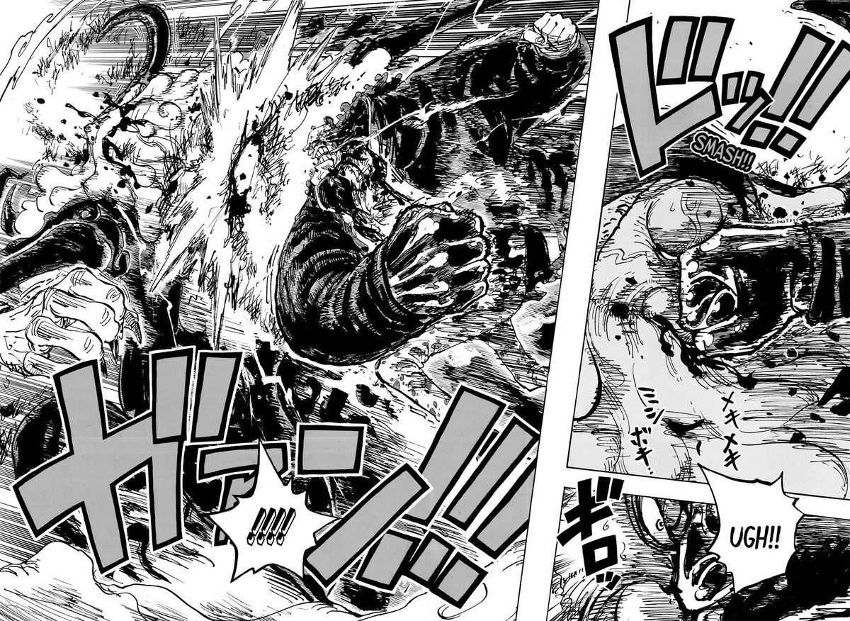 TheWillOfMarco's tweet photo. Kuma learned how to do it from the best 👊

#ONEPIECE1104 https://t.co/CsNSt4GrFw