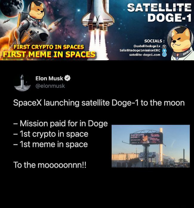 <a href="/realdogen/">Dōgen</a> @satellitedoge1x gearing up for the moon mission just 4 weeks away now!

Perfect entry here ready for those who'd rather ape for value rather than chasing the green candles that are about to rip!

Do not fade the biggest narrative in Crypto history!

#doge1 #satellitedoge1