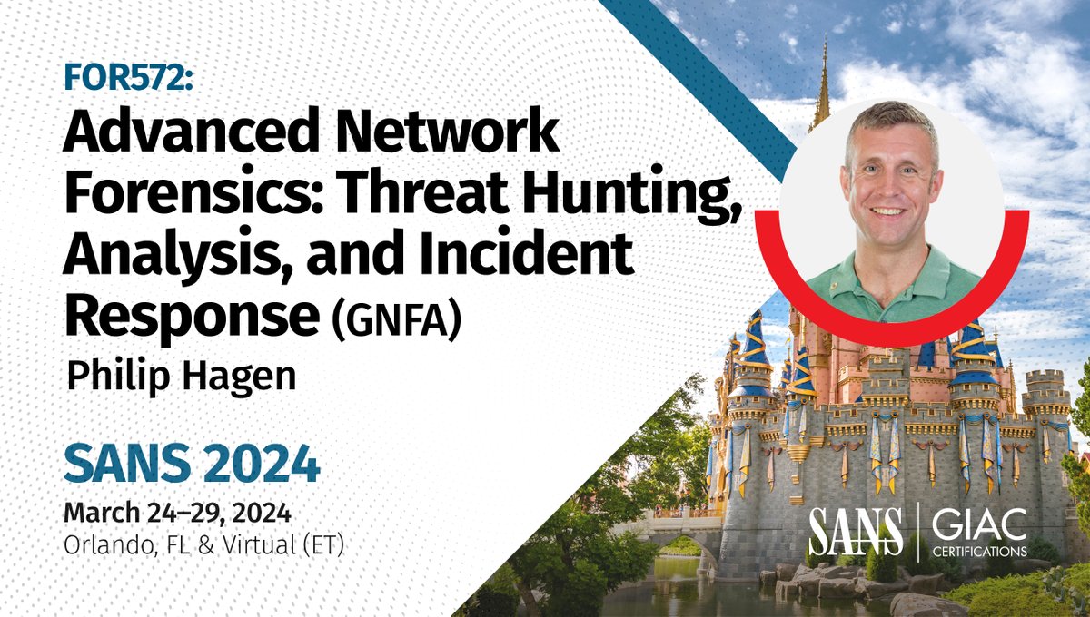 sansforensics's tweet photo. #FOR572 covers the tools, technology, and processes required to integrate #networkevidence sources into your investigations to provide better findings, and to get the job done faster.
Take it with Phil Hagen at #SANS2024
Register 👉https://t.co/QdPWt8YJRb
#DFIR https://t.co/klxm2gEZ3G