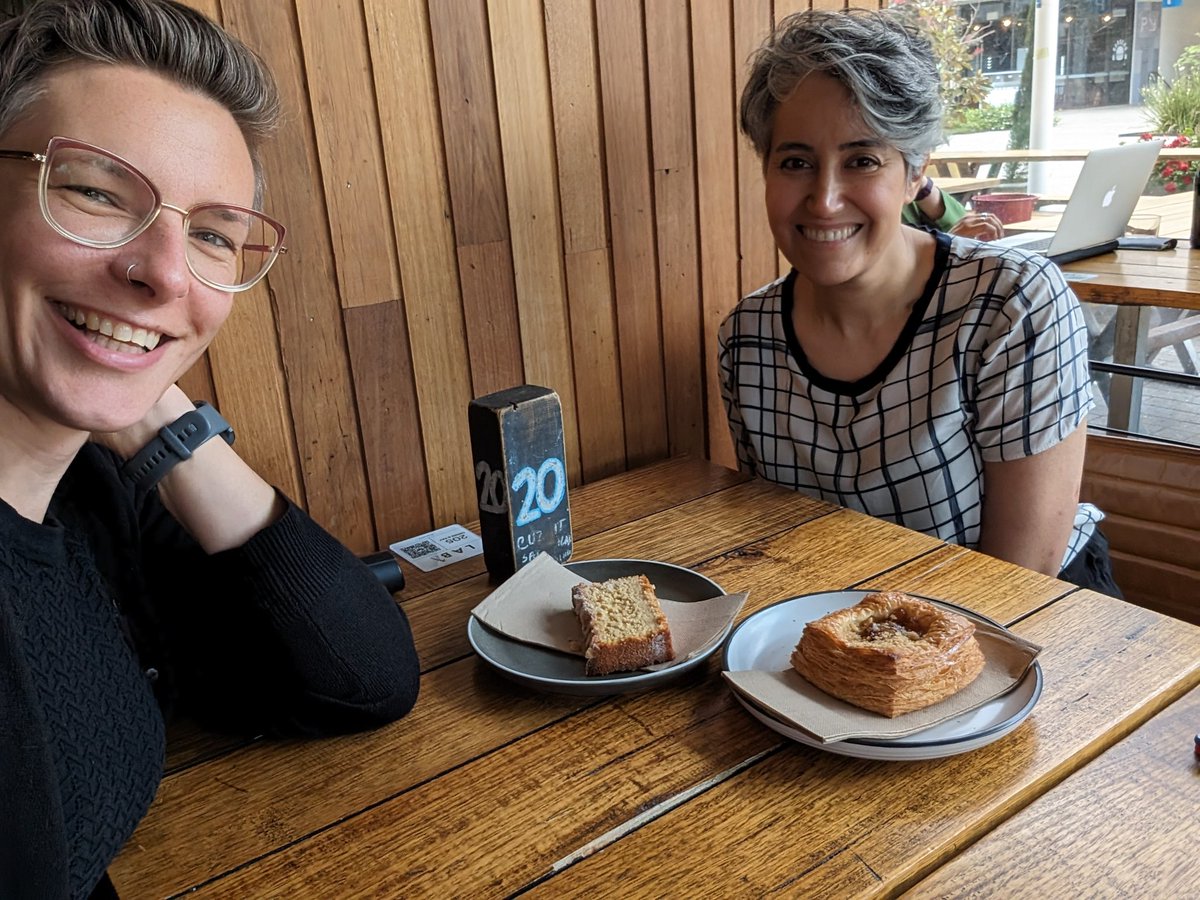 DrMaryDahm's tweet photo. Throwbaxk to @neda_karimi_ and I enjoying some 3ell deserved publications cakes 🍰 for our papers and chapters just published before Christmas 🎁. 

#publicationcake https://t.co/eYEiHfdbZk