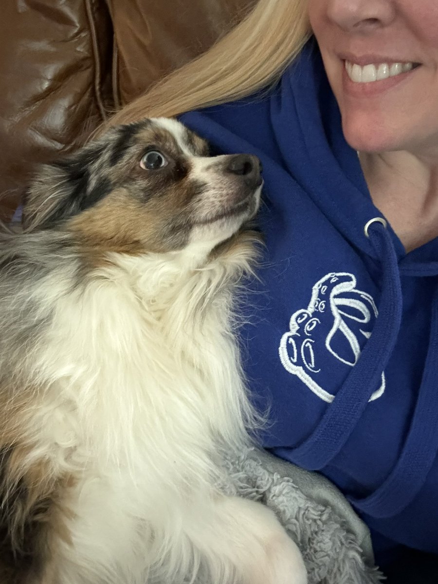 lindseylevelsup's tweet photo. Snugs with my bud❤️🐶…. And some @BWICKtweets merch 🎮 https://t.co/KPAq8DJt0F