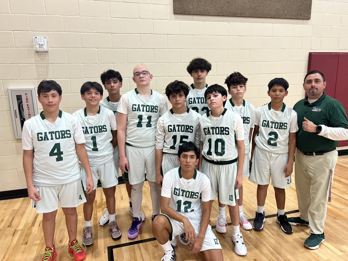 Great game tonight by our 8th grade boys basketball teams! Get ready to work harder as it’s only going to get tougher! 🐊🏀
