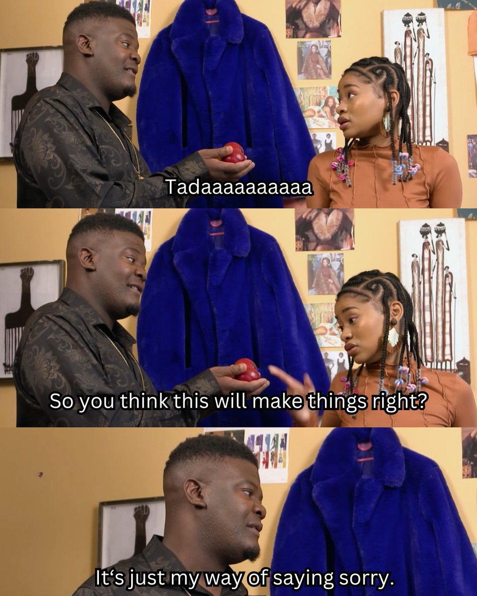 Molefe takes on the art of apologising 😂 don't miss out on this funny moment tonight at 7PM on #HouseOfZwide.