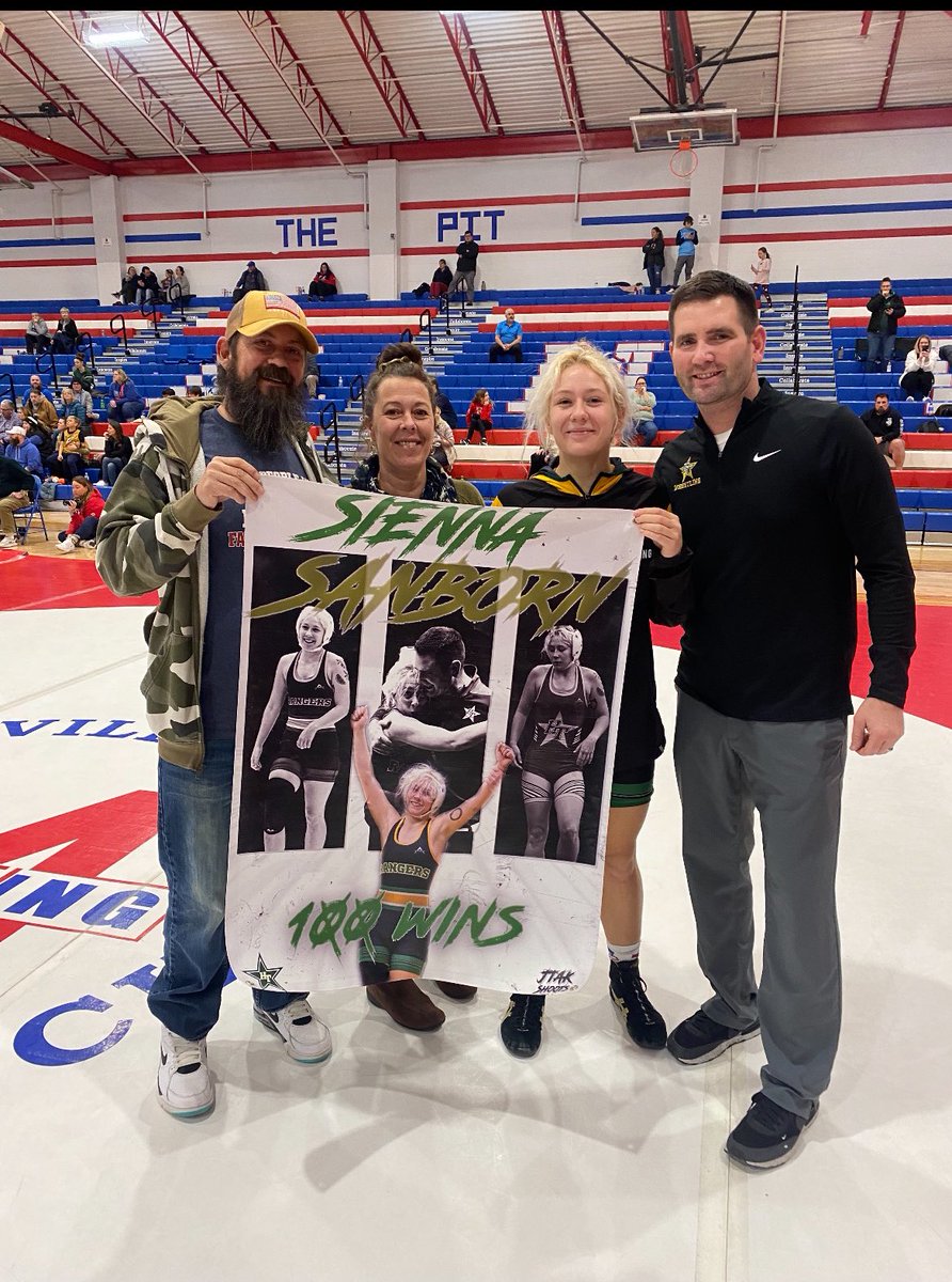 AOReillyHTR's tweet photo. 🚨100th 🤼‍♀️ WIN just happened tonight by @Sienna0503 !!! 👏 👏 👏 First girl wrestler @HTHighSchool to ever accomplish this feat! She keeps setting the record 📚’s and she’s not done yet…
@HamiltonLocalSD @mthompson_HT @InsideThe360 https://t.co/rqODDJPNCL