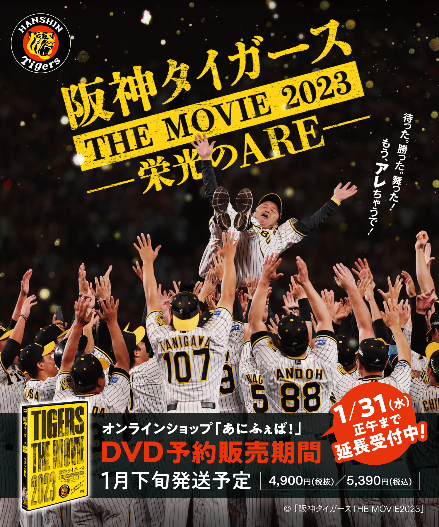 映画「阪神タイガースTHEMOVIE2023-栄光のARE-」公式【12月15 映画「阪神タイガースTHEMOVIE2023-栄光のARE-」公式【12月15