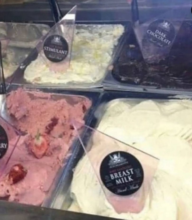 Her ice cream making hobby is getting out of hand.