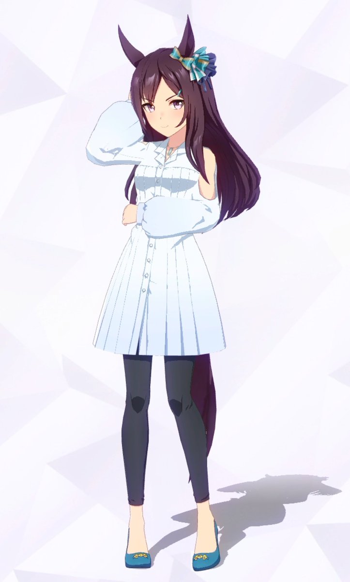 メジロドーベル(ウマ娘) ,サイレンススズカ(ウマ娘) ,スペシャルウィーク(ウマ娘) 「ベルちゃん私服解放!! 」|犬飼りっぽ🐾土曜 東シ-12aのイラスト