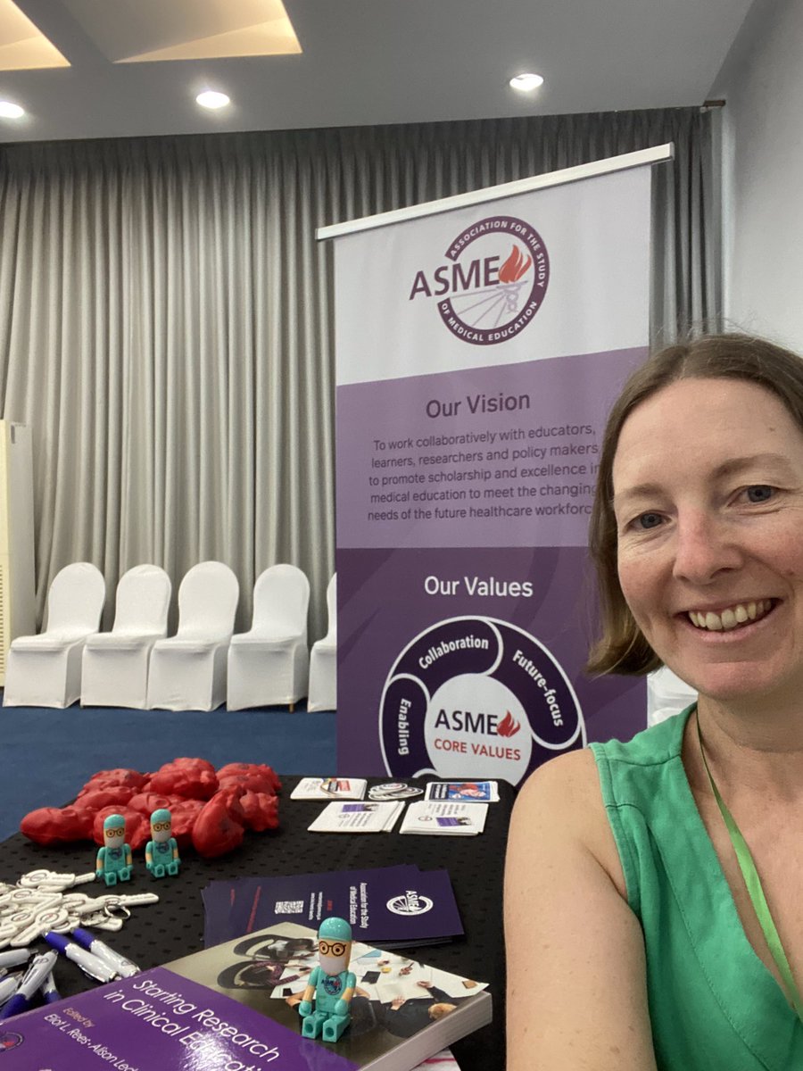 Alison Ledger (@alisonledger13) on Twitter photo On the <a href="/asmeofficial/">Association for the Study of Medical Education</a> stand at #APMEC2024 in Colombo. Come say hi in Lavender during the coffee breaks! On the <a href="/asmeofficial/">Association for the Study of Medical Education</a> stand at #APMEC2024 in Colombo. Come say hi in Lavender during the coffee breaks!