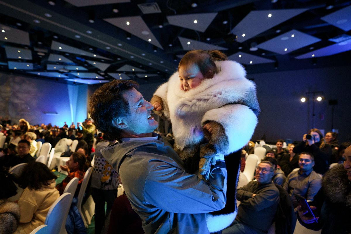 Celebrating today’s agreement in the best way: With the people who call Nunavut home – and who will benefit from devolution for generations to come.