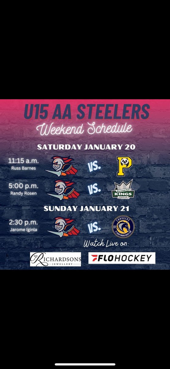 Lloydminster Richardson's Jewellery Jr. Steelers tweet media