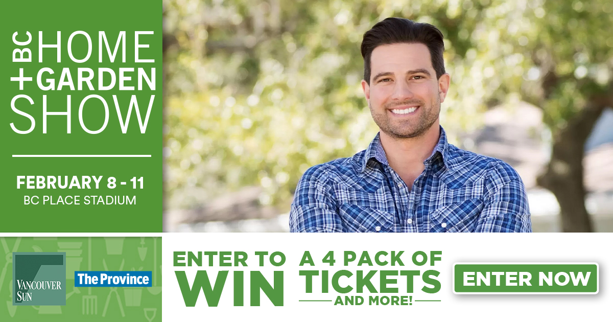 ProvinceContest's tweet photo. Enter for your chance to win BC Home &amp; Garden Show Tickets! Enter at: https://t.co/p34FIZeBBP https://t.co/vmmCKJMDJS