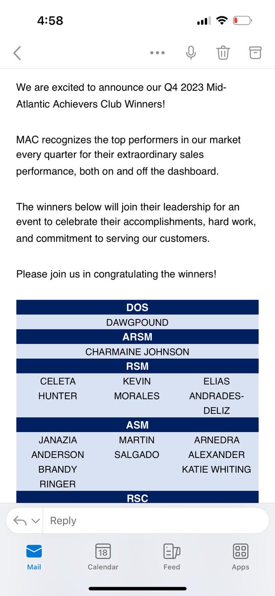 BACK 2 BACK; Q3 and Q4 MAC SUMMIT winner! Let’s go to the mountains!!! 🎉