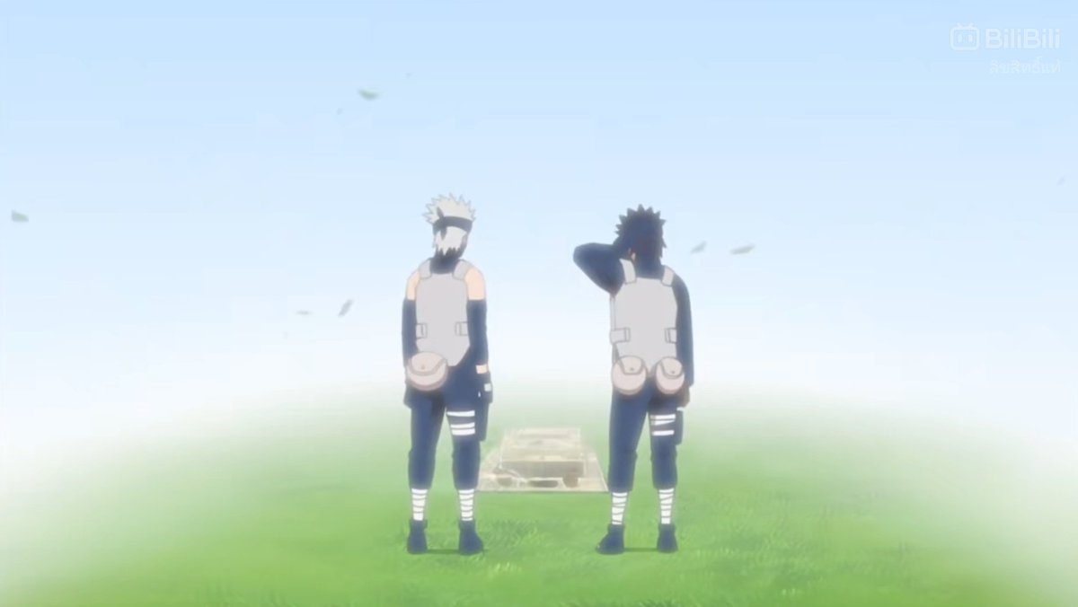 - อย่าร้องสิ โอบิโตะ, นายจะถูกหัวเราะเยาะเอานะ

เสียงร้องสะอึกสะอื้นดังไม่ขาดสาย สองจูนินยืนต่อหน้าหลุมศพเด็กสาวที่เป็นดั่งเพื่อนร่วมทีมคนสำคัญ

ความคิดที่จะปกป้องคนทั้งหมู่บ้าน, ขัดกับความเป็นจริงที่แสนโหดร้าย

- ไม่ว่าเมื่อไหร่ ไม่มีความใกล้เคียงที่จะเป็นโลกที่สงบสุขได้เลย