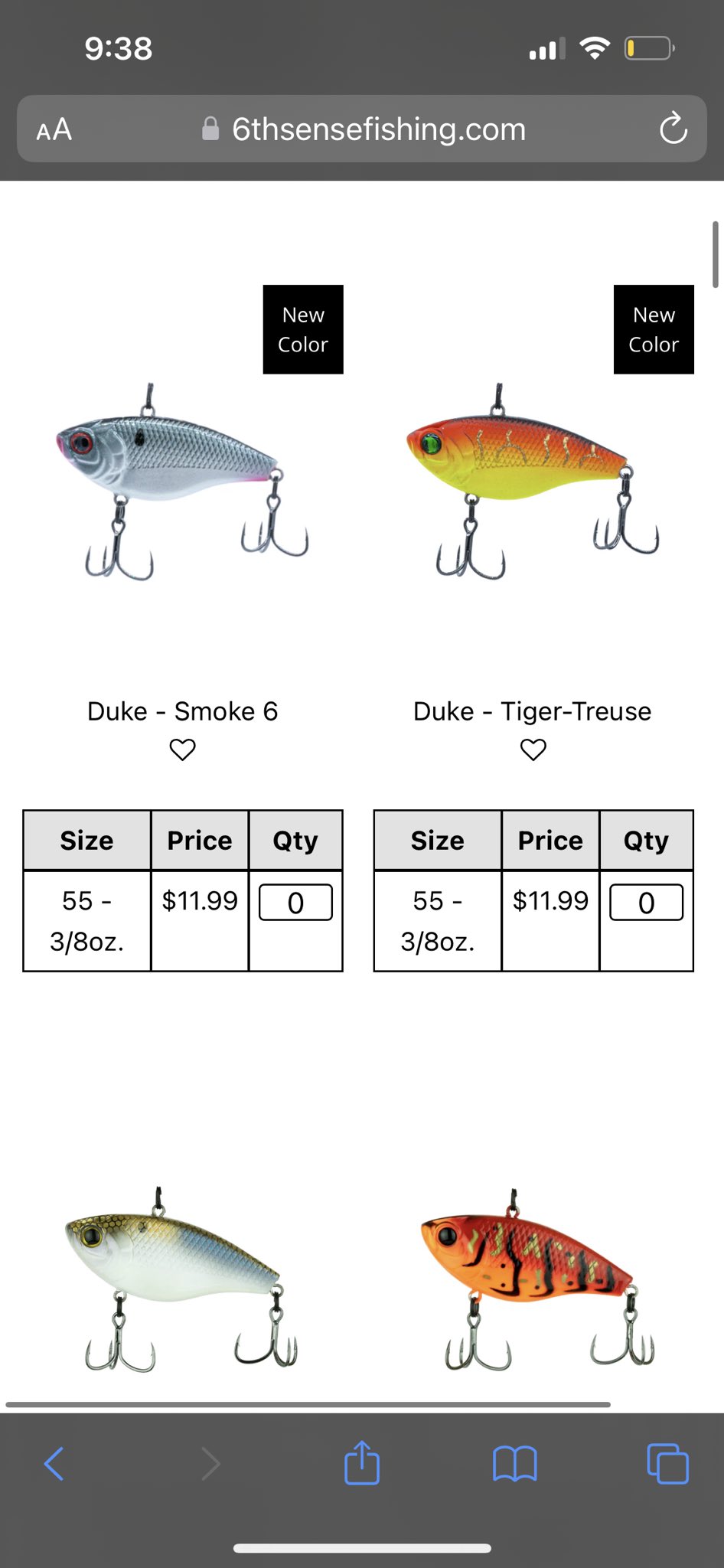 6th Sense Fishing on X: For the most finicky fish, the Duke 55
