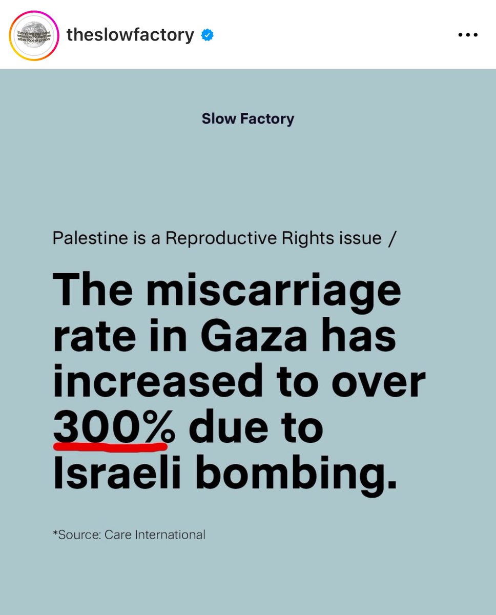 This is absolutely a feminist issue, this is absolutely a reproductive rights issue, there should be no feminist in the world who does not advocate for Palestinian freedom. PERIOD.