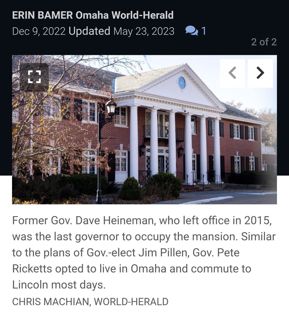 NebraskaSower's tweet photo. @vince_powers "Pillen said most days he wakes up early to make the roughly 75-mile trek to Lincoln..."
@ErinBamer @OWHnews
Dec 9, 2022
#neleg βοΈ #MostDays https://t.co/1d7h70Sffv