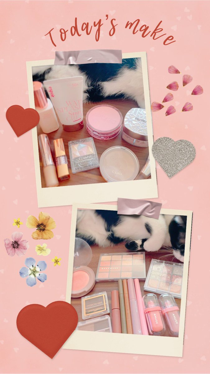 marigold_MISAKI's tweet photo. *⋆꒰🐰ྀི #今日のメイク 💄꒱⋆*
今日は #コーラルブラウン
にしてみました🍑
#コーラル系 はイエベに
ピッタリですね🌟⋆꙳
#韓国コスメ 可愛い💓
#AMUSE #TIRTIR
#espoir #CLIO #セザンヌ
#コスメデコルテ
#SWEETSSWEETS
#WAKEWAKE #dasique #hince #ettusais #Wonjungyo
#パンプキンジェリー https://t.co/CZPftaJZkC