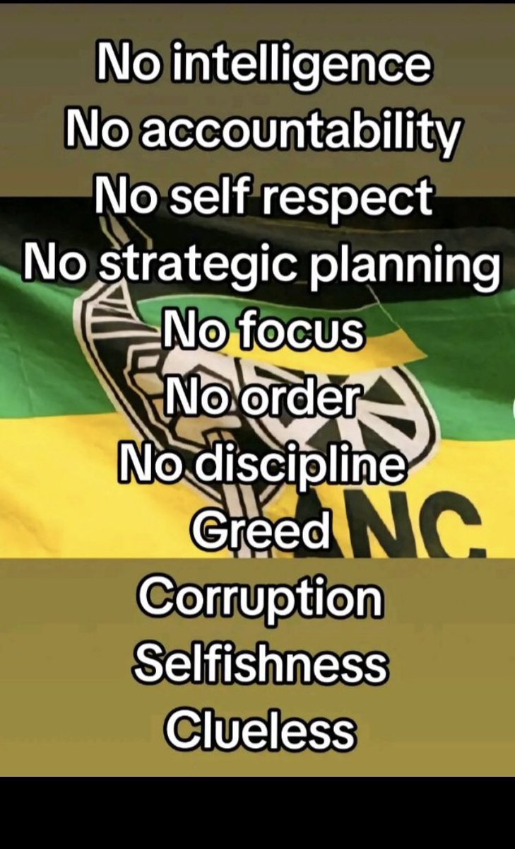 MsNeutrino_001's tweet photo. @PresidencyZA @CyrilRamaphosa Empty promises - Alexandria 2.0 loading …
#AnyoneButTheAnc #AncIsUseless #NoGoodStoryToTell #RamaphosaWastedYears https://t.co/4SRKez03FX
