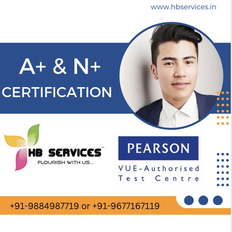 HB_Services's tweet photo. A+ and N+ Certification:
A+ and Network+ (N+) are two popular IT certifications offered by CompTIA (Computing Technology Industry Association). 

 https://hbservices.in+91-9884987719 or +91-9677167119
#pearsonvueexam #pearsonvueexamcenterinchennai #itcertifications https://t.co/64NRqIpJaW