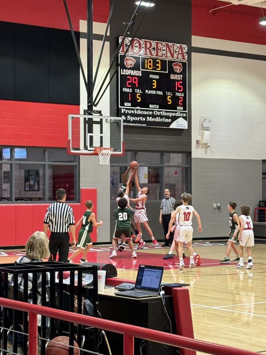 Lorena_Middle's tweet photo. Lots of Lorena Boys Bball goodness at home this week! Yesterday was LMS night at the Varsity boys game. And then tonight LMS hosted Academy and walked away with a clean sweep!! These hard working kids are fun to watch! #TheLeopardWay Lorena ISD https://t.co/5hSRAtMuYe