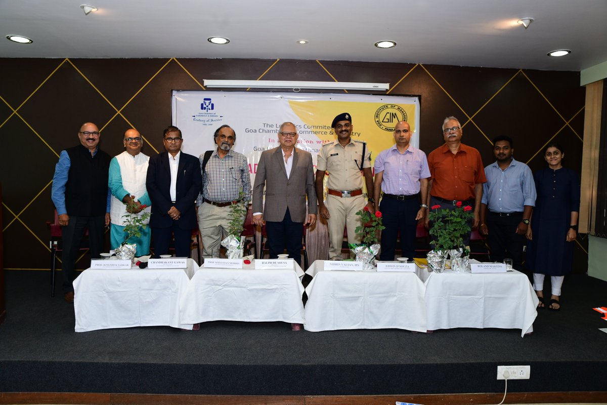 GimResearch's tweet photo. 1/4 Goa CM Shri Pramod Sawant released the report on "Better Road Safety Ecosystem in Goa" recently. The report is a collaborative effort between the Centre for Public Policy &amp; Governance at the Goa Institute of Management (GIM) and the Goa Chamber of Commerce and Industry (GCCI) https://t.co/dVpKP9ISGM