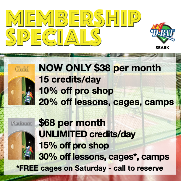 Only in January, save $10 on a Gold Membership! Prep for spring with free credits and big discounts on gear, lessons, and more. Don't miss out! #itswheretheplayersgo #springprep #betterthanyesterday