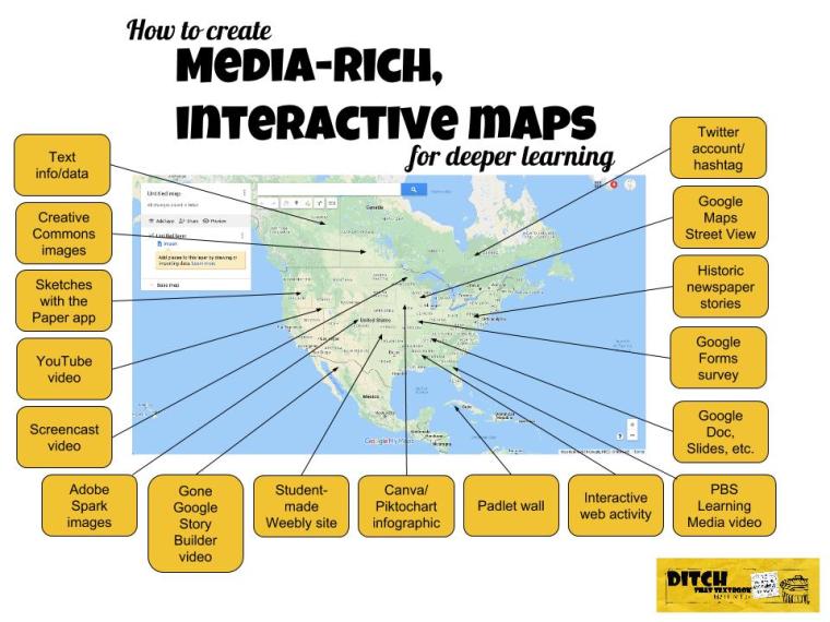 How to create media-rich, interactive maps for deeper learning ditchthattextbook.com/how-to-create-… #ditchbook #edtech