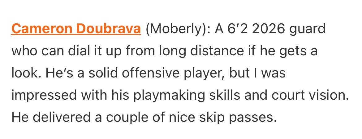 Thank you prep hoops for the write up at the California tournament this past week!
