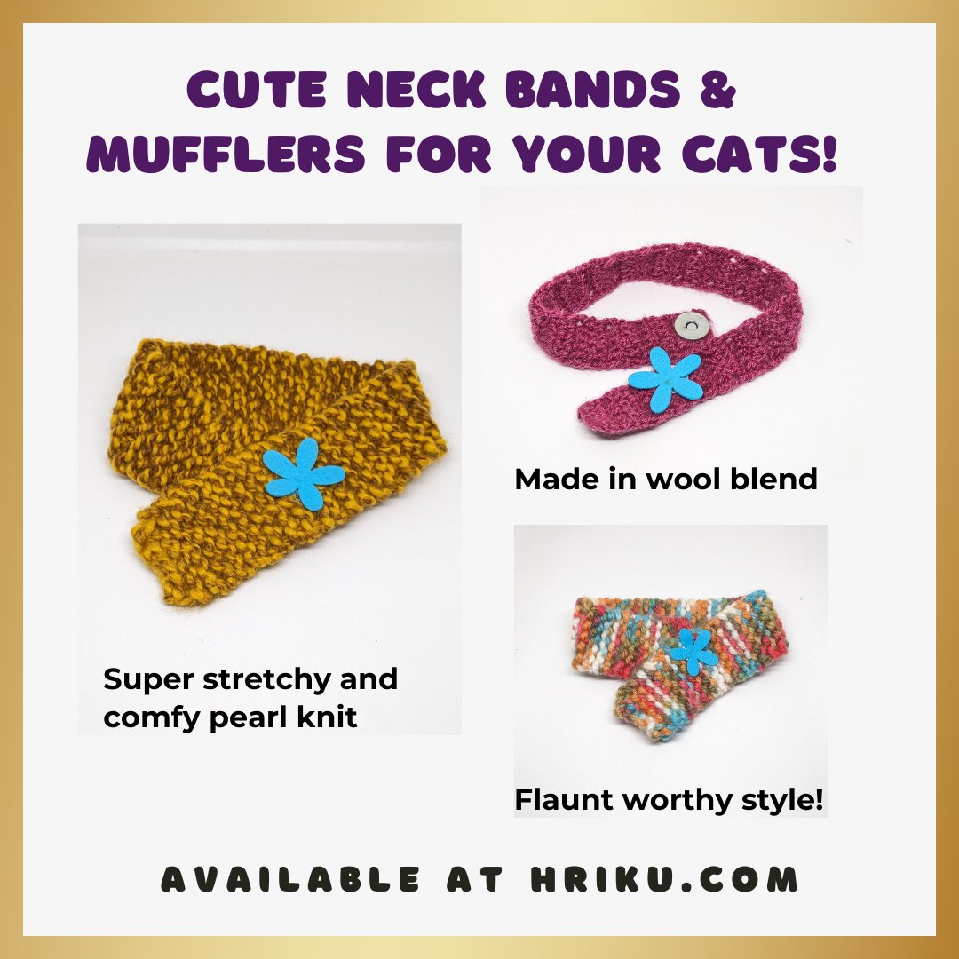 Winter chills got your feline friends feeling frisky? Time to wrap them up in these purrfectly cozy wool mufflers!
#catnip #catmeme #uttarakhand #cattoys #wool #cute #cats #pettoys #toy #instagood #meow #winter #delhiwinter #pets #India #funny #indiancat #hrikutoys #hrikucattoys