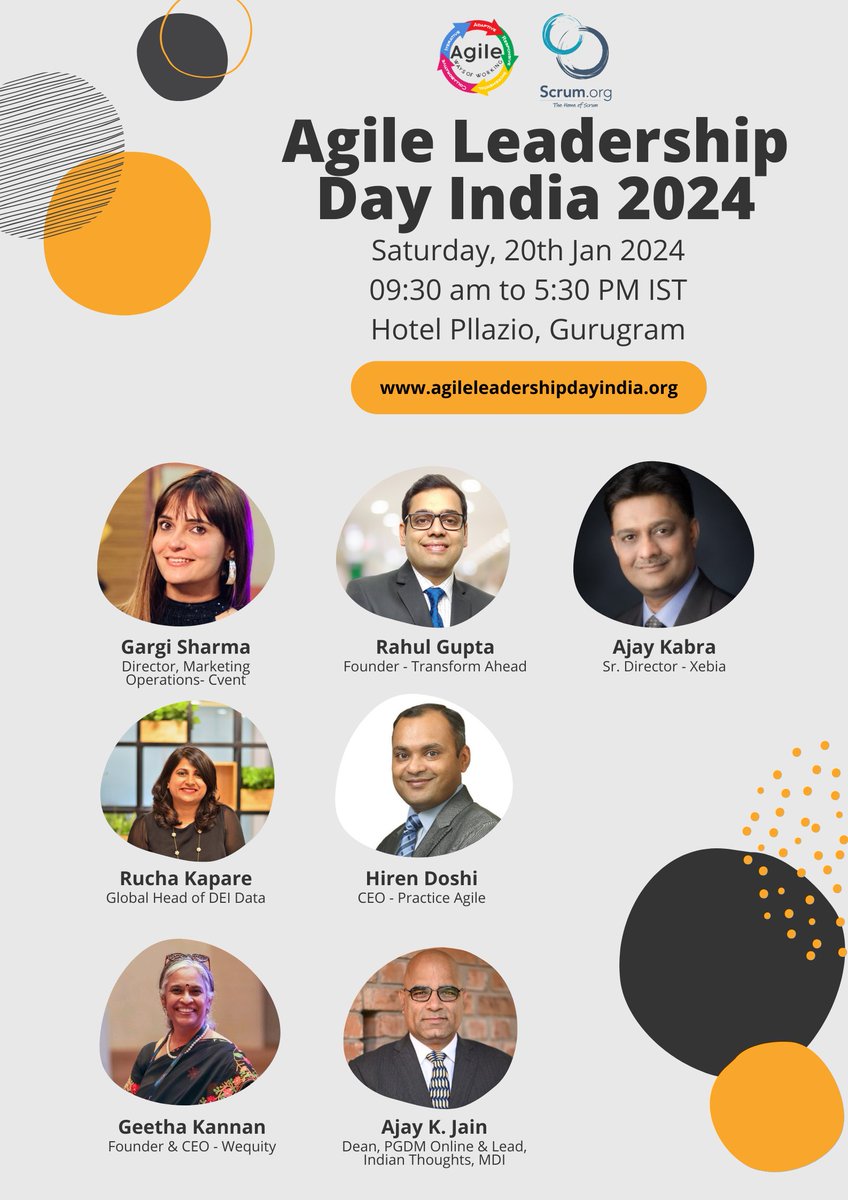 I am ready to join the Learning Carnival; how about you?

If you haven't registered yet, do it now: agileleadershipdayindia.org

#India #learning #Training #LeadershipDevelopment