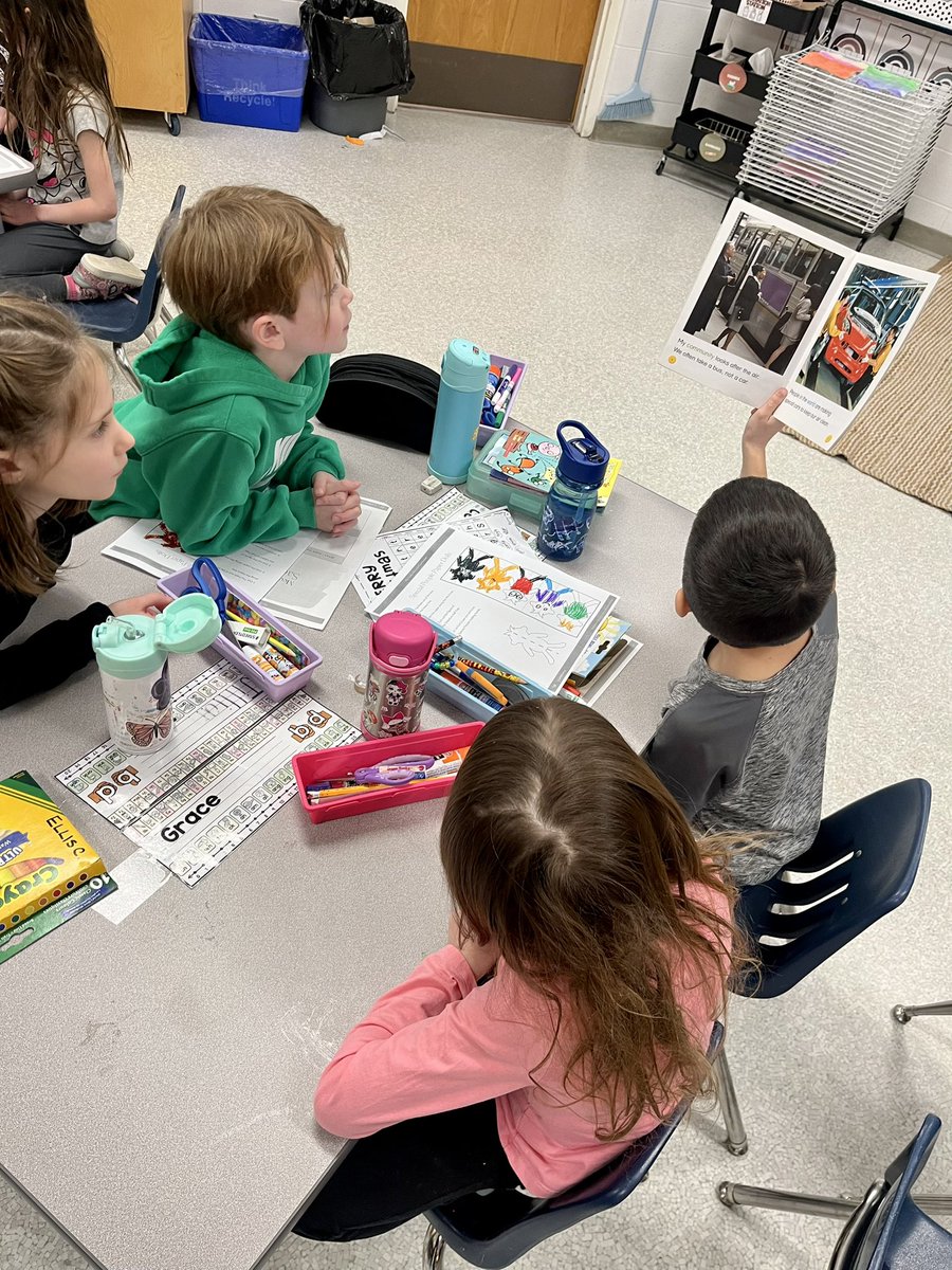 doing a simple book walk/talk for social today just naturally showed some leadership skills and collaboration, and they are 6!! kids are the coolest 🧠🥹 <a href="/Stlcs_EICS/">St. Luke Catholic</a>