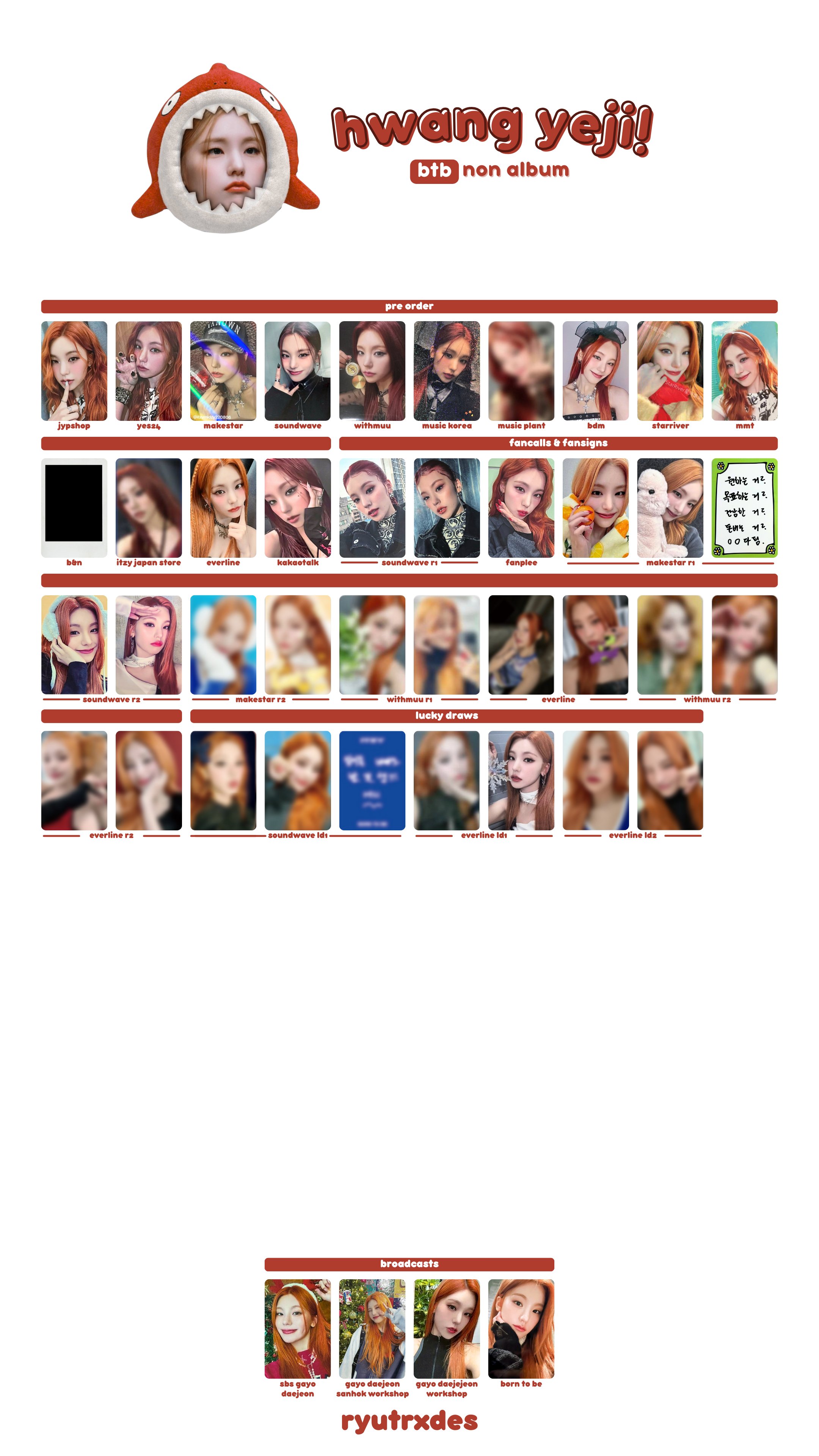 ITZY Born to Be トレカ　イェジ　everline itzy イェジ born to be 特典 withmuu 限定 トレカ CD アルバム