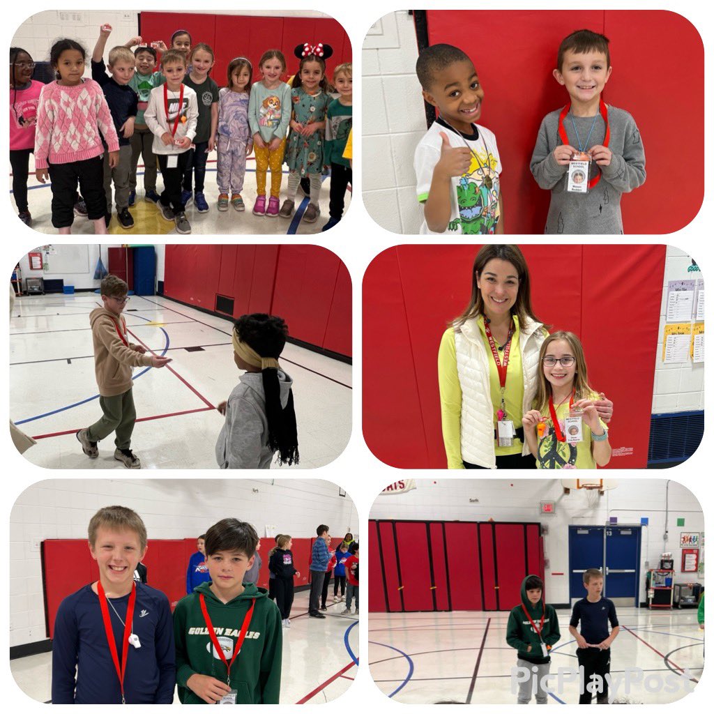 I better watch out! These kids did a great job teaching PE for their grade level this week! 👟🌟 One student from each grade won the opportunity from the PTO sponsored Trivia Night auction. It was a win-win in my book! <a href="/westfield89/">Westfield School</a>