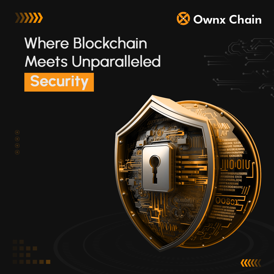 ownxchain's tweet image. Security meets innovation at Ownx Chain, where each block is fortified with unparalleled strength. Explore a world where blockchain redefines the standards of secure technology. 🔒🌐 

#OwnxChain #BlockchainSecurity #TechFortress