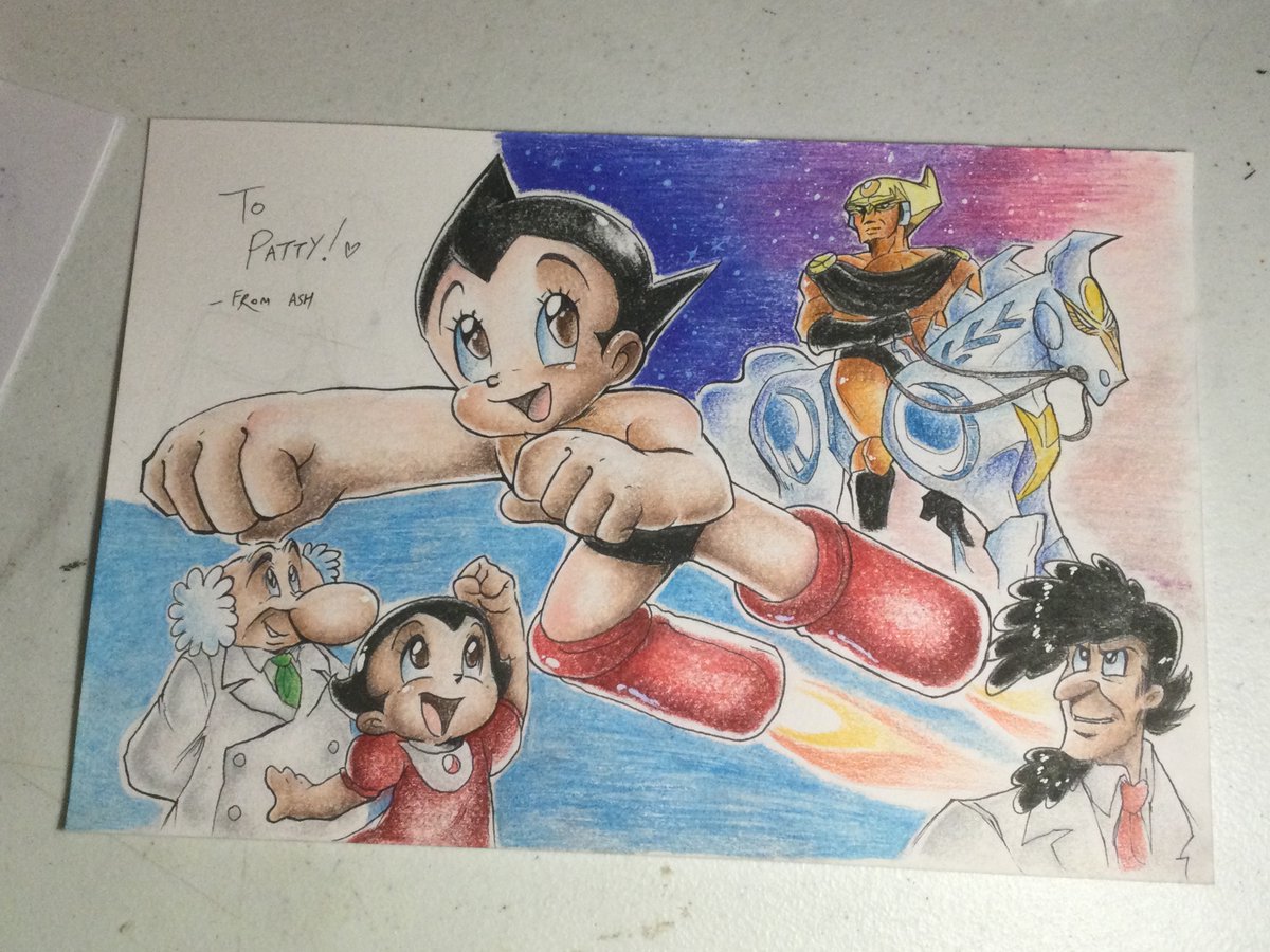 Looking forward to attending AstroCon next month! I have prepared a gift for Pat Whitely, aka the voice of 80's Astro Boy!
Can't wait to meet her in person 😄

Also currently working on something else...

#astroboy #astroconmelbourne #tezukaosamu #comiccon