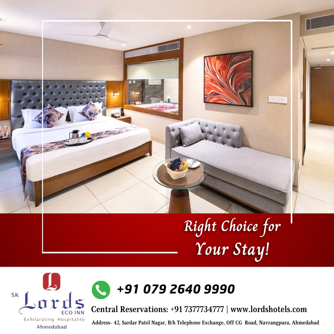 The right choice for your stay! Experience comfort and convenience like never before. 

#LordsHotels #sklords #perfectdestination #comfortstay #hotel  #PerfectStay #Hospitality #businesshotel #hotelroom #hospitality #travelgram #relax #businesstrip #onlinehotelbooking