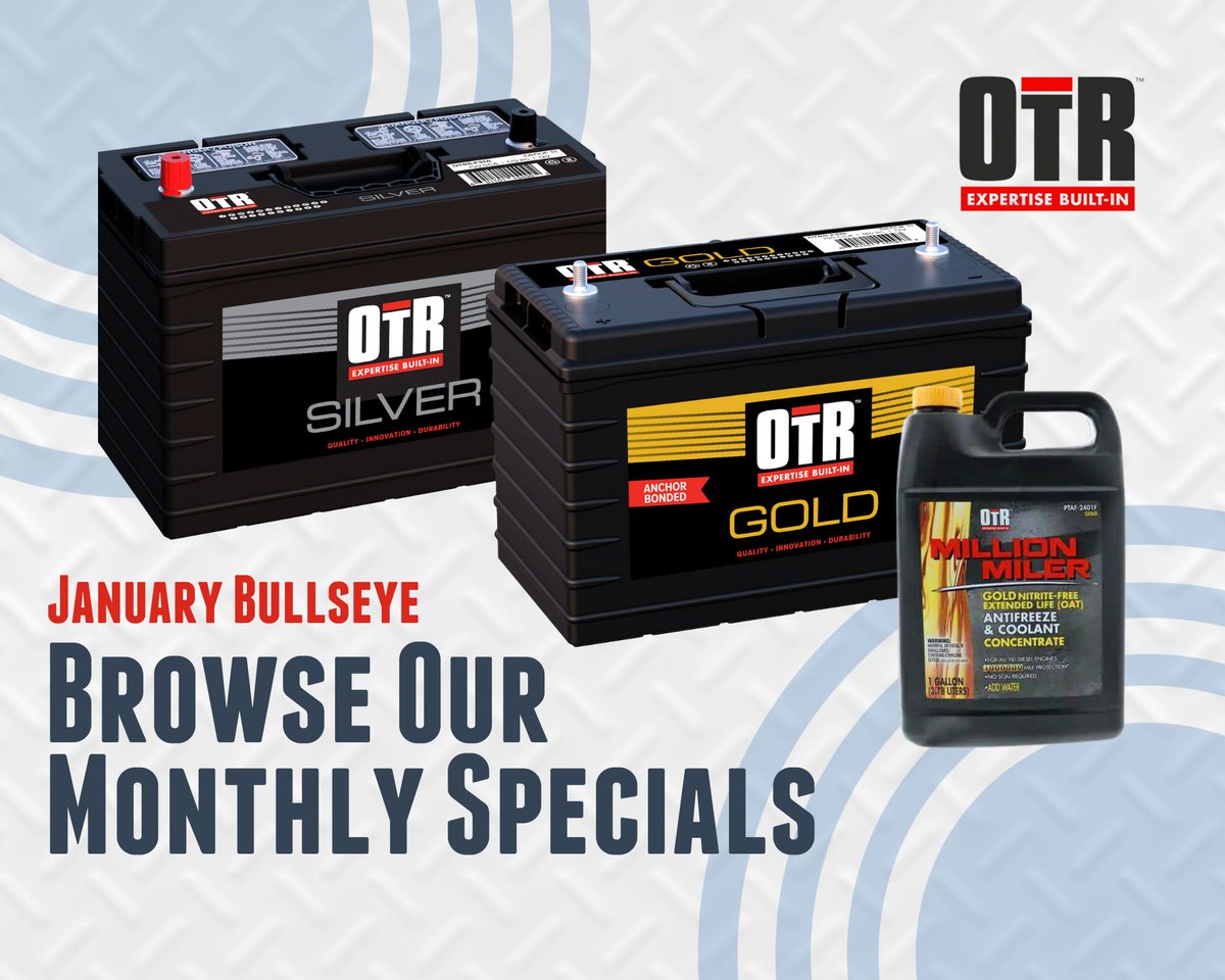 FleetPrideInc's tweet image. Are you 𝗥𝗲𝗮𝗱𝘆 𝗳𝗼𝗿 𝘁𝗵𝗲 𝗥𝗼𝗮𝗱 𝗔𝗵𝗲𝗮𝗱™? 🛣️ It&apos;s time to stock up on #heavyduty OTR #batteries, starters &amp;amp; #alternators, winter chemicals, and MORE! 🔋

Discover January&apos;s 𝗕𝘂𝗹𝗹𝘀𝗲𝘆𝗲 🎯 deals now ➡️ bit.ly/3vGAc4B #TogetherWeCan