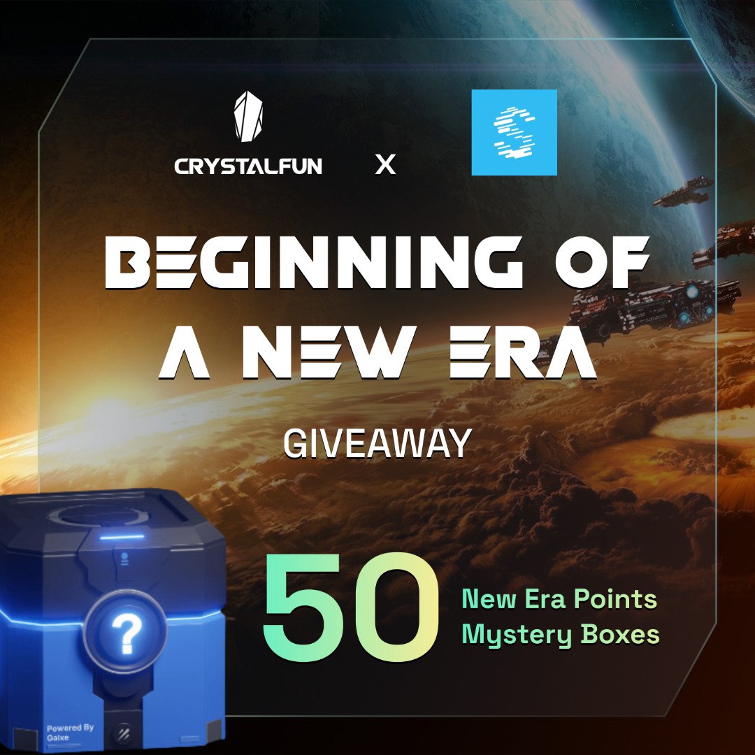 Partnership Ann 🔊

📌We have built official partnership with the decentralized gaming mega-ecosystem &amp; studio @playCrystalFun
To celebrate Beginning of A New Era, 50 mystery boxes are waiting for you to open! 

🔗Join now: gleam.io/csSpy/crystal-…

#Giveaway #CrystalFun #Soulcial