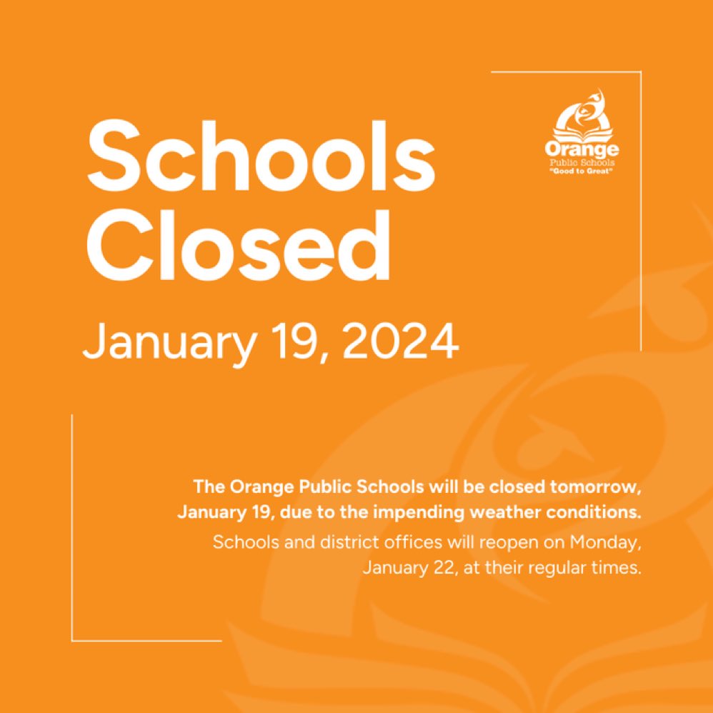 OECC will be closed tomorrow, 1/19/24, due to impending weather conditions. Stay safe and warm! ❄️🌨️