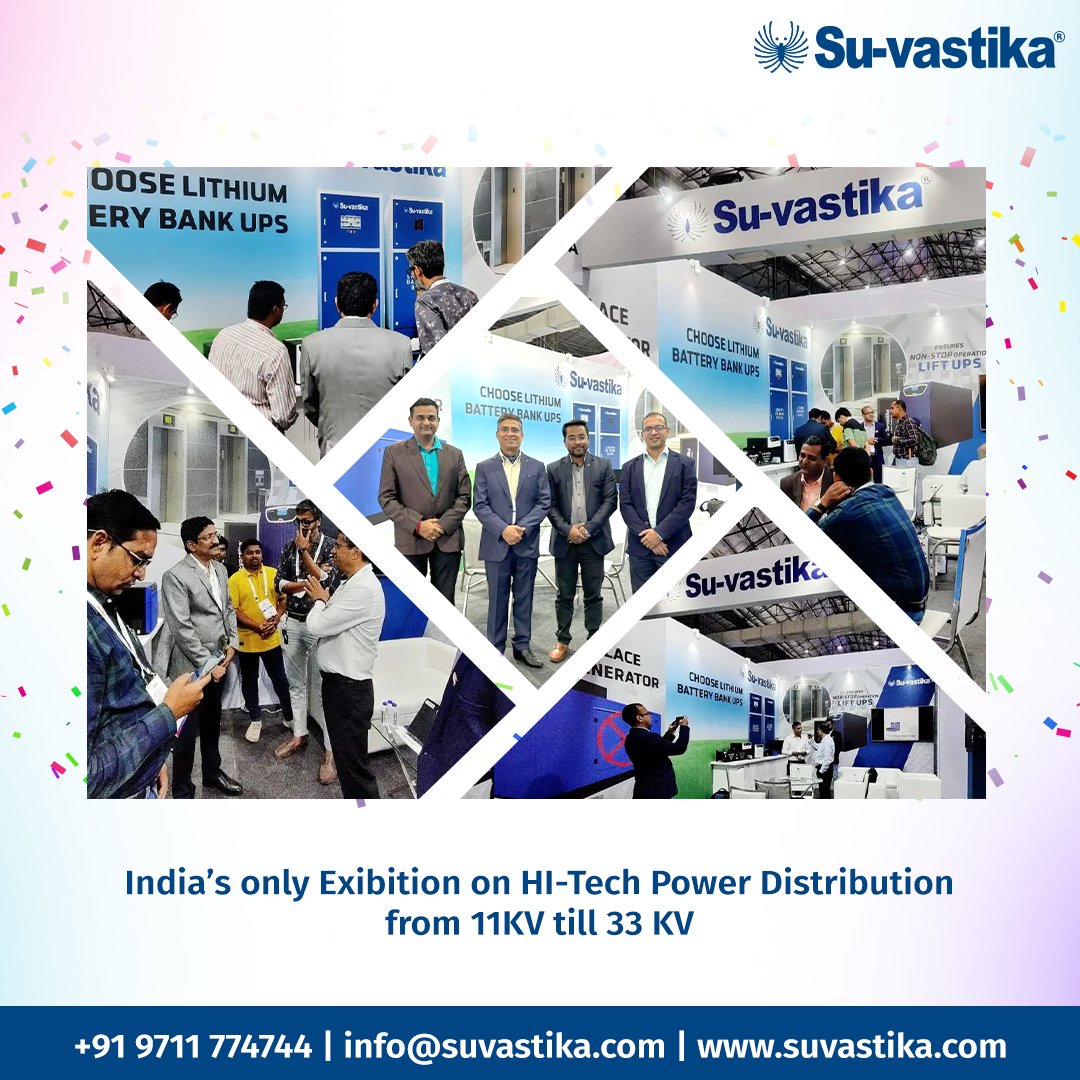 suvastika's tweet image. Thank you for joining us at Distribulec in Mumbai, India’s only exhibition on hi-tech power distribution.

Your presence and participation made this event truly remarkable.

#distribulec2024 #distribulecexpo #Mumbai #SuVastika #Innovation #energysolutions #inverter #lithium #UPS