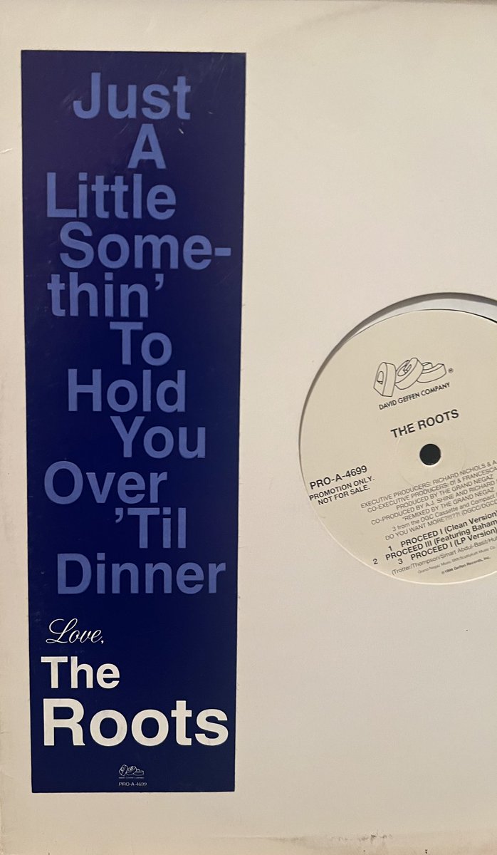 djkdchip's tweet photo. Shout out to @theroots for giving us a little somethinโ to hold us over โtil dinner (aka Do You Want More?!) back in โ94.
#Proceed #HypeSticker #DYWM https://t.co/j2gs6syjUK