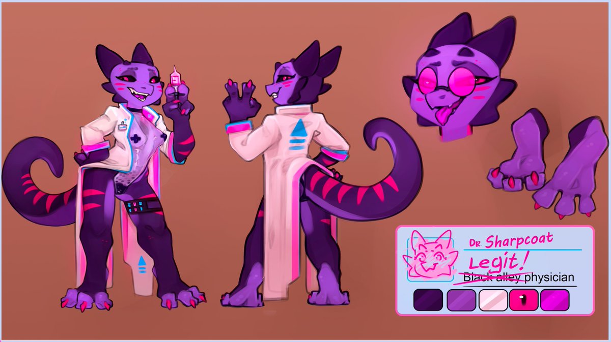Reference Sheet for this kobbo
Commissioned from the stellar @/DerpyRider