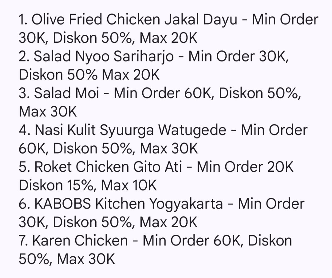 Hallo warga Jogja, aku mau rekomendasiin promo makanan enak di bulan Januari yang wajib kalian coba!!