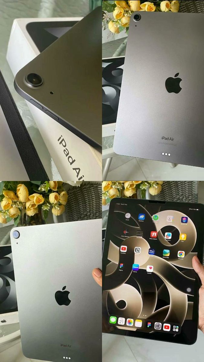 sasssyyo's tweet photo. @chndrkbyonly kaa masih needs ga? aku adaa nih kaa ipad Air 5 64gb Wifi Only Cuma 5jt800 aja. https://t.co/aaGtZ2JXJl