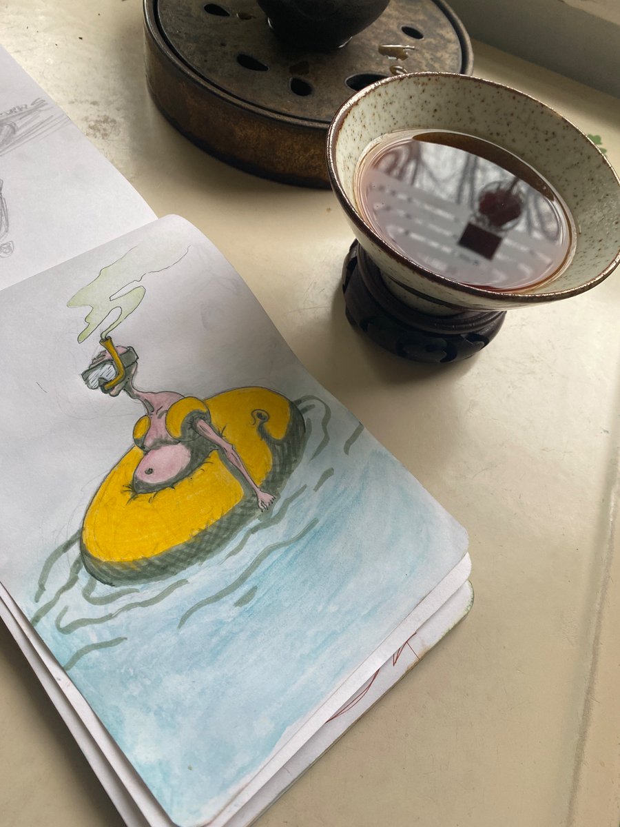 Sketchbook and Tea🍃