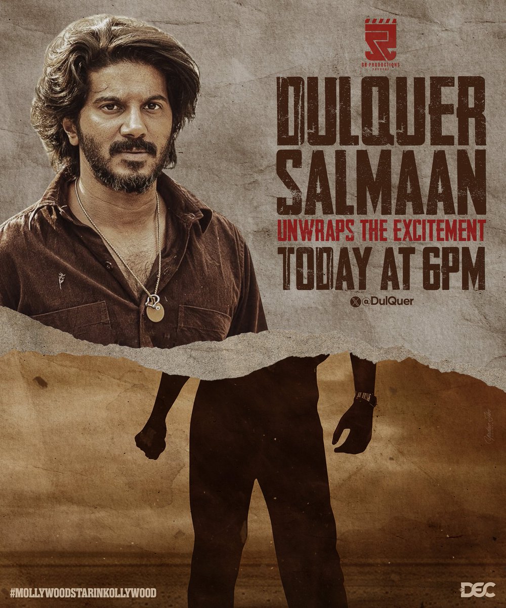 Dashing @dulQuer Unveils the Bridge: Mollywood's Heartthrob Takes Kollywood by Storm, Today at 6pm Stay Tuned✨ From Coastal Charms to Tamil Tales⚡️ #MollywoodStarinKollywood @SR_PRO_OFFL @teamaimpr @decoffl