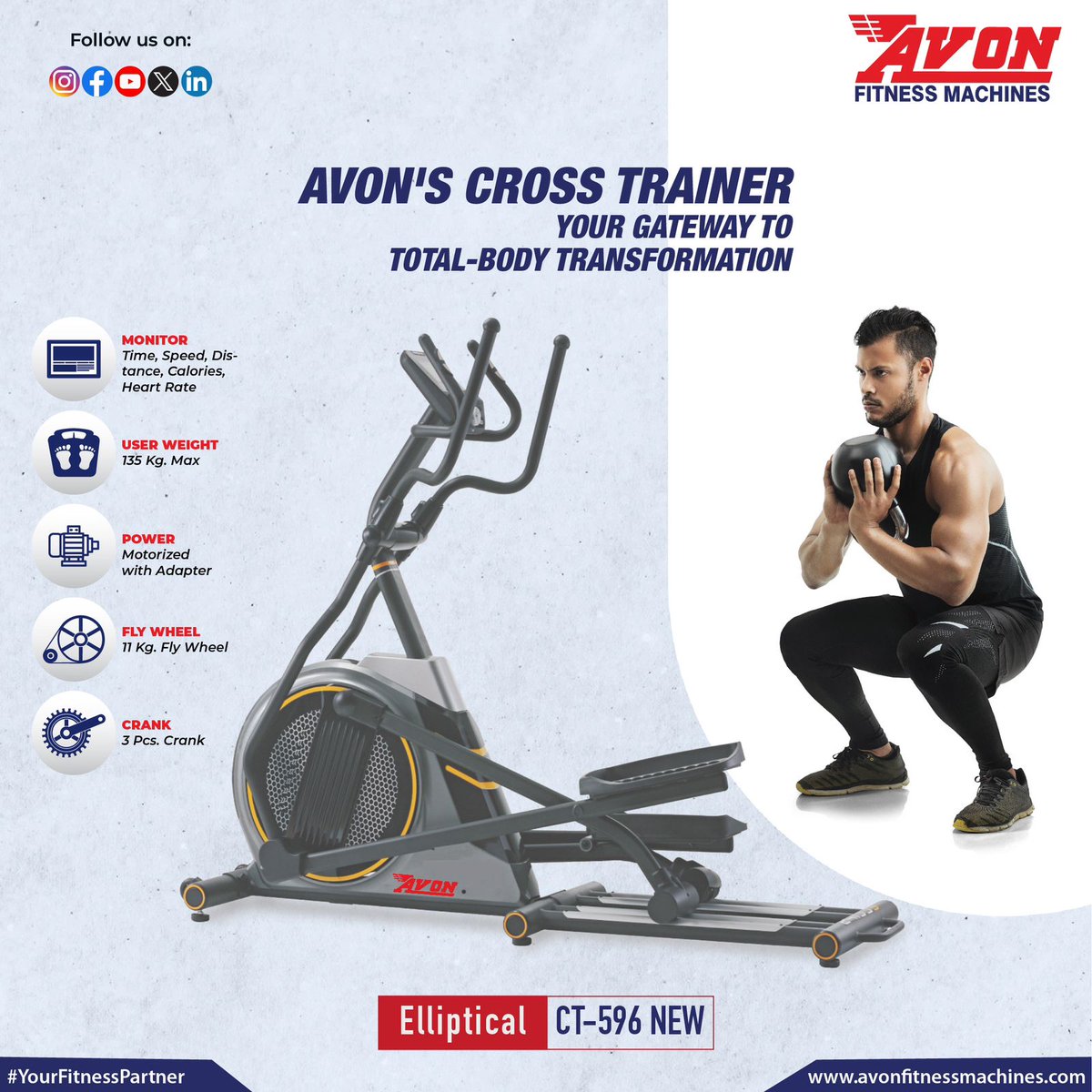 Elevate your fitness routine, transform your body, and experience the Avon difference. Invest in your health and wellness with the Avon Fitness where innovation meets results!

#chestpress #excercising #workoutmotivation #workoutspecialist #workoutroutine
