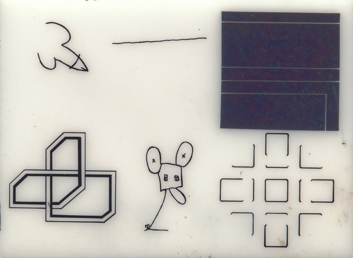 The first artwork on the Moon is a small ceramic wafer, known as the "Moon Museum", which was secretly attached to a leg of the Apollo 12 lander (1969)

The artists with works in the "museum" are Robert Rauschenberg, David Novros, John Chamberlain, Claes Oldenburg, Forrest Myers