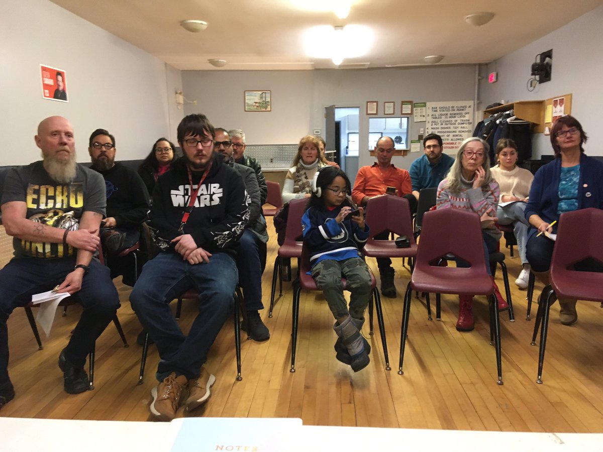 BdnEastNDP's tweet photo. Constituency Association AGM tonight at East End Community Centre. Our largest executive in a couple of decades caps off a great 2023, returning @mbndp to office in #Manitoba and #BdnMb East to the cabinet table with @glenesimard. #NewEnergy #mbpoli #WorkingForBrandon https://t.co/CaCU4aoJie
